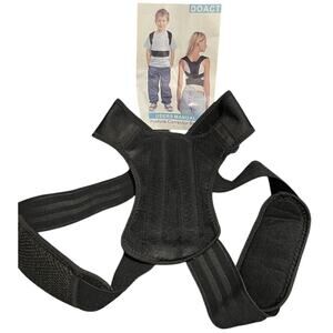 New in Bag Black Posture Corrector for Back - Unisex